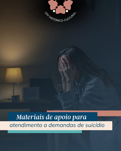 Capa dos materiais de apoio para demandas de suicídio